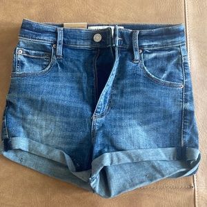 High rise shorts